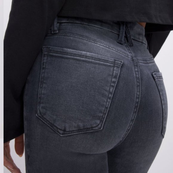 Good American ALWAYS FITS GOOD LEGS STRAIGHT JEANS size 6-12 (out of stock onlin - Picture 4 of 4